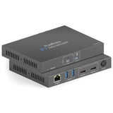 PT-HUB-100 PureTools - ProAV USB-C Alt-Mode dokų stotis - 4K (60Hz 4:4:4) USB-C + 100W PD dvigubas 4K HDMI išėjimas, USB 3.2 ir Ethernet
