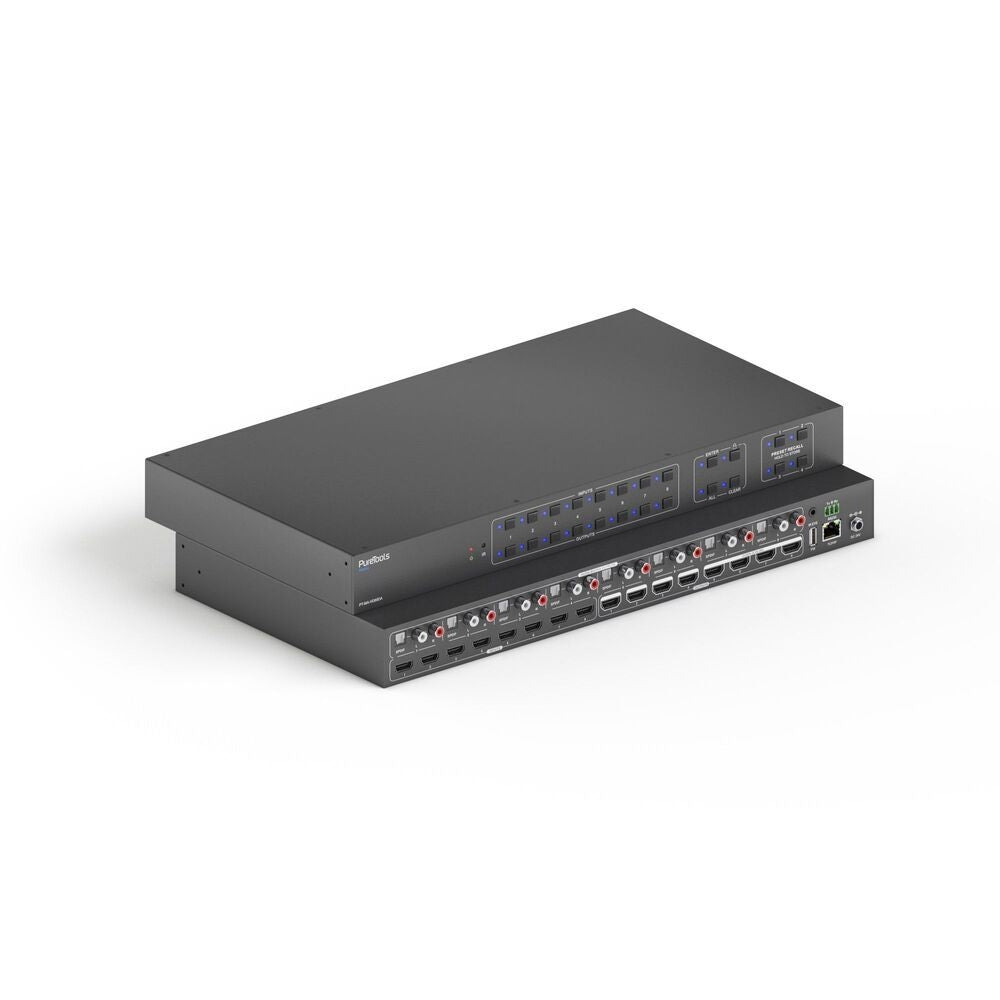 PT-MA-HD88DA PureTools - HDMI 2 matrica 8x8, 4K (60Hz 4:4:4) + garso matrica