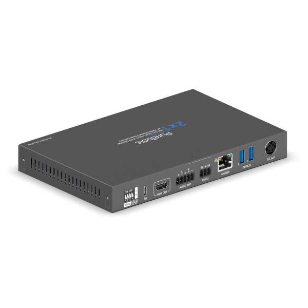PT-PSW-21CC-KVM PureTools - 2x1 USB-C KVM komutatorius - 4K (60Hz 4:4:4) Dual USB-C su 100W PD