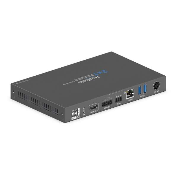 PT-PSW-21HC-KVM PureTools - 2x1 USB-C / HDMI KVM komutatorius - 4K (60Hz 4:4:4) HDMI+USB / USB-C su 100W PD