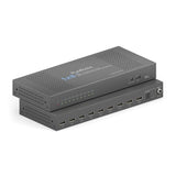 PT-SP-HD18-48G PureTools - 1x8 HDMI2.1 komutatorius - 48Gbps - 8K (60Hz 4:2:0) 12 bit, garso išskyrimas ir signalo valdymas
