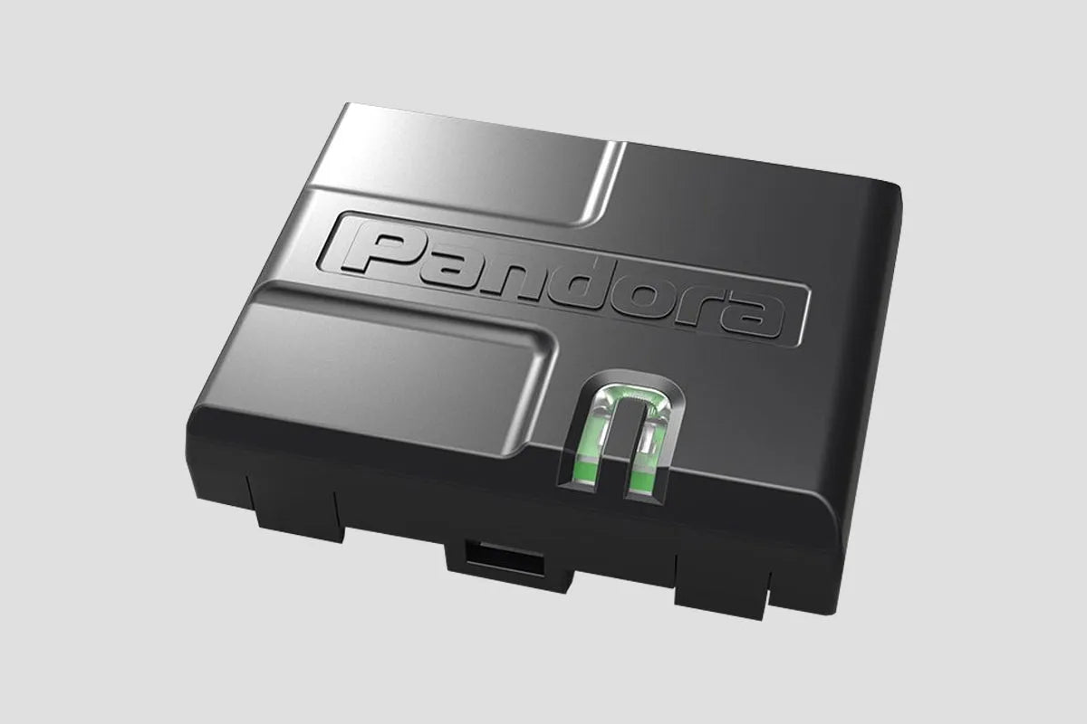 Pandora Eye, Apsaugos - paieškos navigacinis įrenginys - Šoninis vaizdas su jungtimi ir indikatoriumi