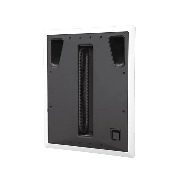 Paradigm RVC-12SQ, į sieną montuojama žemų dažnių garso kolonėlė (montavimo gylis: 8,9 cm. )