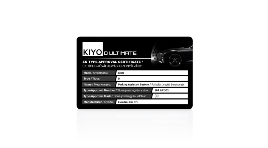 Parkavimo asistentas su Lazerio apsauga KIYO Ultimate Advanced Protection 2 sensor