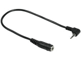 Perėjimas Jack 3.5 stereo female-2.5 stereo male su laidu