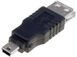 Perėjimo adapteris USB lizdas - mini USB kištukas, USB-BF/MUSB