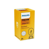 Philips Lemputė, PW24W, HTR, 24W, skaidri - detalus pakuotės vaizdas su lempute