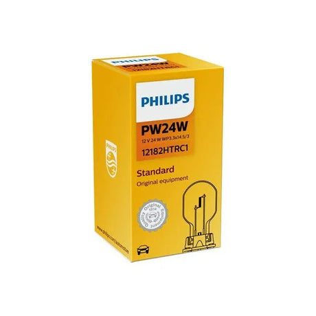 Philips Lemputė, PW24W, HTR, 24W, skaidri - detalus pakuotės vaizdas su lempute