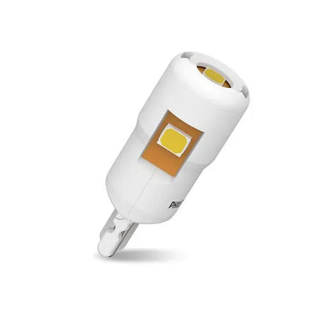 Philips Ultinon Pro 6000 LED lemputės, W5W T10 W2.1x9.5d 12V Balta 11961CU60X2 - LED lustelė su matoma lusto struktūra
