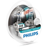 Philips lemputės X-Treme +130%, H4, 60/55W, DUO 12342XV+S2
