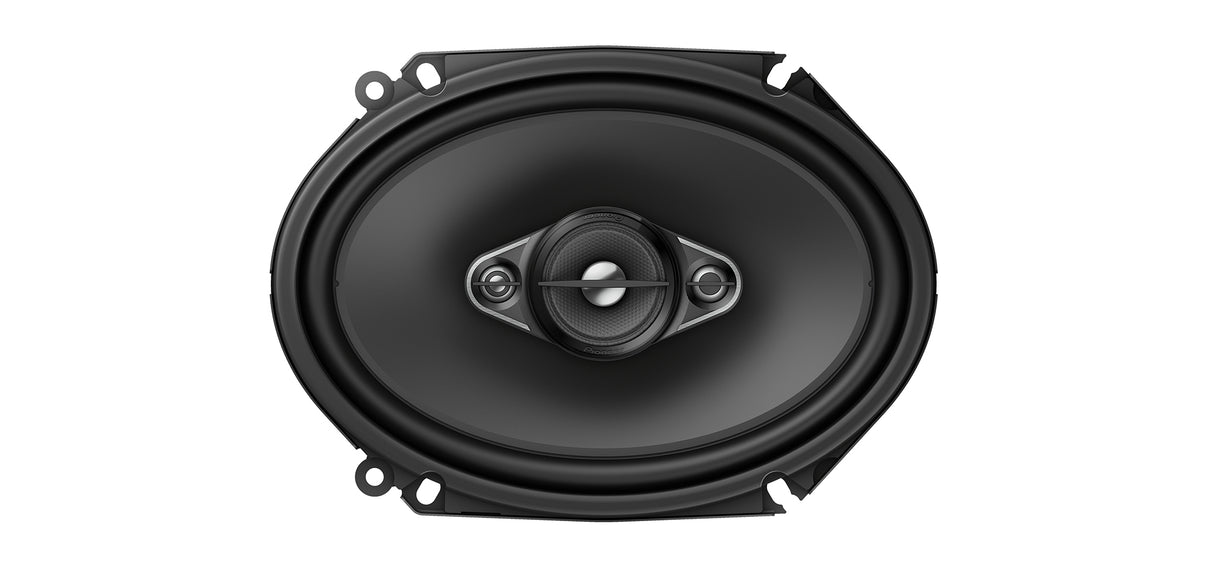 Pioneer 6″ X 8″ 4-TIE KOAKSIAALIKAIUTIN TS-A6880F - garsiakalbio tvirtinimo kronšteinai ir vidinė dalis