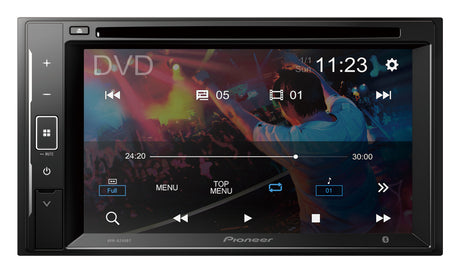 Pioneer AVH-A240BT - priekinė panelė su ekrano valdikliais
