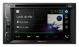 Pioneer AVH-Z3200DAB, automobilinė multimedija - šoninis vaizdas su valdymo mygtukais