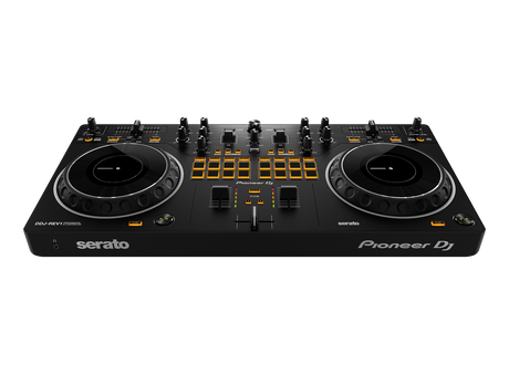 Pioneer DDJ-REV1 DJ Controller - priekinė panelė su mygtukais ir ratukais