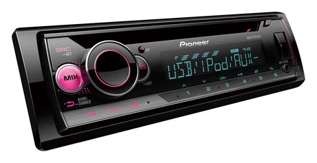 Pioneer DEH-S220UI, 1-DIN CD automagnetola su USB ir Spotify