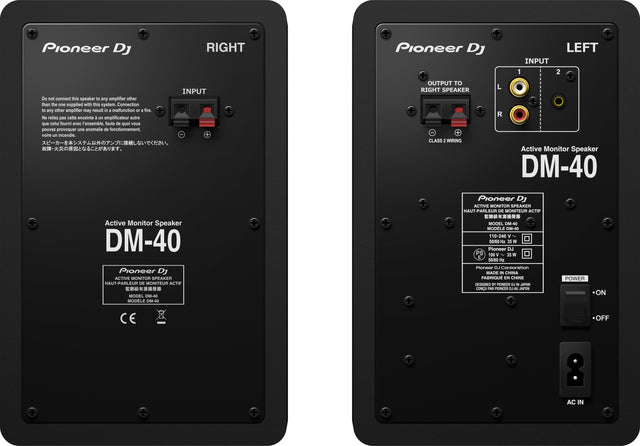 Pioneer DJ DM-40-W monitoriai (Balta) PORA