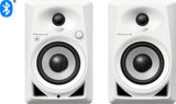 Pioneer DJ DM-40BT-W monitoriai (Balta) PORA - Bluetooth logotipas ir priekinė panelė
