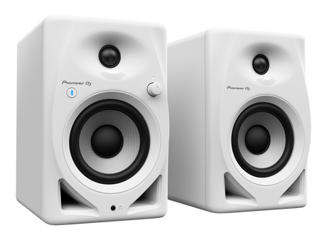 Pioneer DJ - DM-40D-BT-W monitor garsiakalbiai su bluetooth (Balti) 4″ PORA