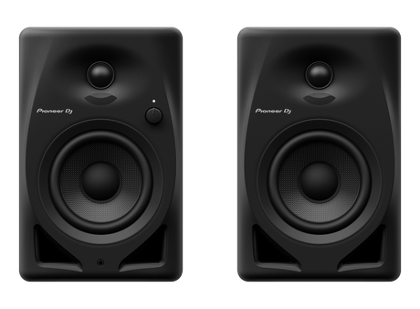 Pioneer DJ - DM-40D monitoriai (Juodi) 4″ PORA - priekinė panelė su jungtimi ausinėms