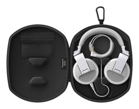 Pioneer DJ - HDJ-HC02 ausinių dėklas - Atidarytas dėklas su ausinėmis ir laidu