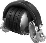 Pioneer DJ HDJ-X10-S ausinės (sidabrinės) - Šoninis ausinių vaizdas su metalinėmis detalėmis