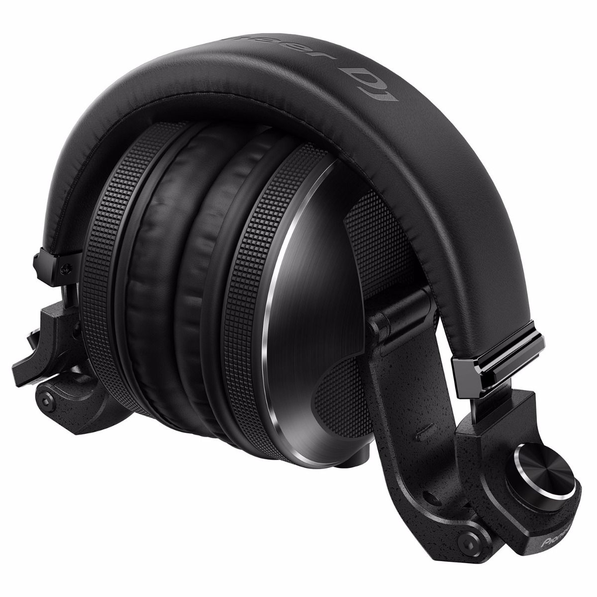 Pioneer DJ HDJ-X10 ausinės (juodos) - Šoninis ausinių vaizdas su metaliniu disku
