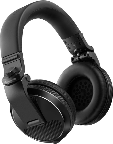 Pioneer DJ HDJ-X5-K ausinės (juodos) - Šoninis vaizdas su ausies puodelio detale