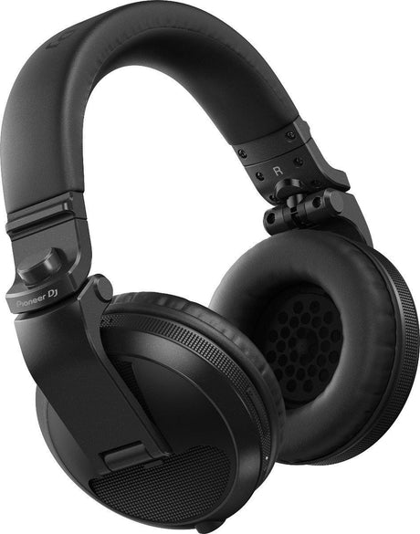 Pioneer DJ HDJ-X5BT-K ausinės (juodos) - Šoninis ausinių vaizdas su logotipu