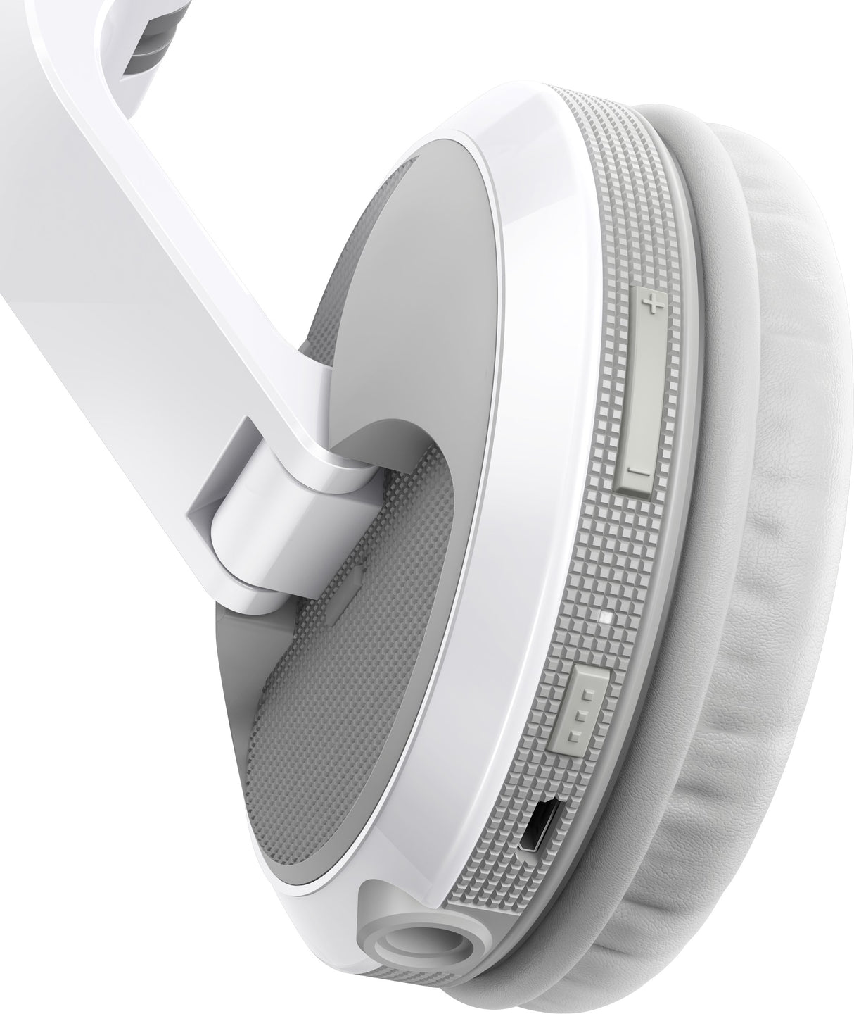 Pioneer DJ - HDJ-X5BT-W ausinės (balta) - šoninis vaizdas su valdymo mygtukais