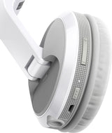Pioneer DJ - HDJ-X5BT-W ausinės (balta) - šoninis vaizdas su valdymo mygtukais