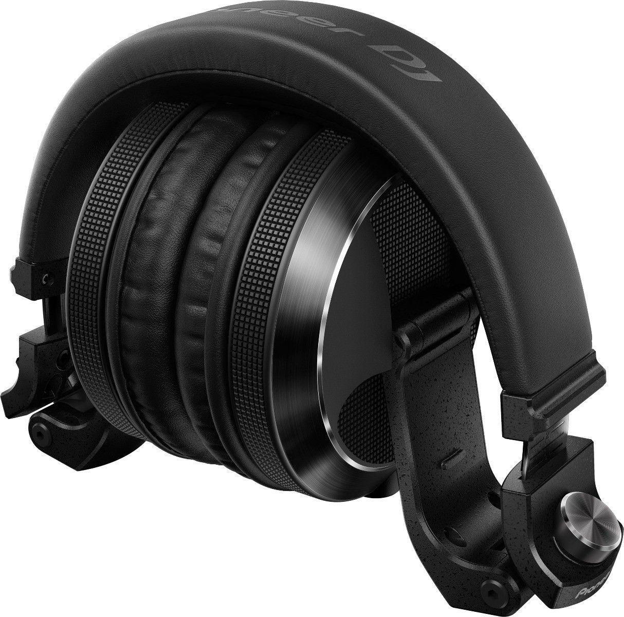 Pioneer DJ HDJ-X7-K ausinės (juodos) - Ausinių lankelio tekstūruotos detalės ir logotipas