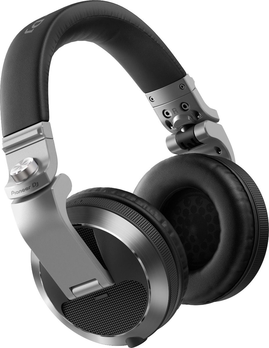 Pioneer DJ HDJ-X7-S ausinės (sidabrinės) - Šoninis ausinių vaizdas su lankeliu
