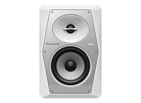 Pioneer DJ - VM-50-W monitor garsiakalbis (Balti) 1vnt - Šoninis vaizdas su prekės ženklu