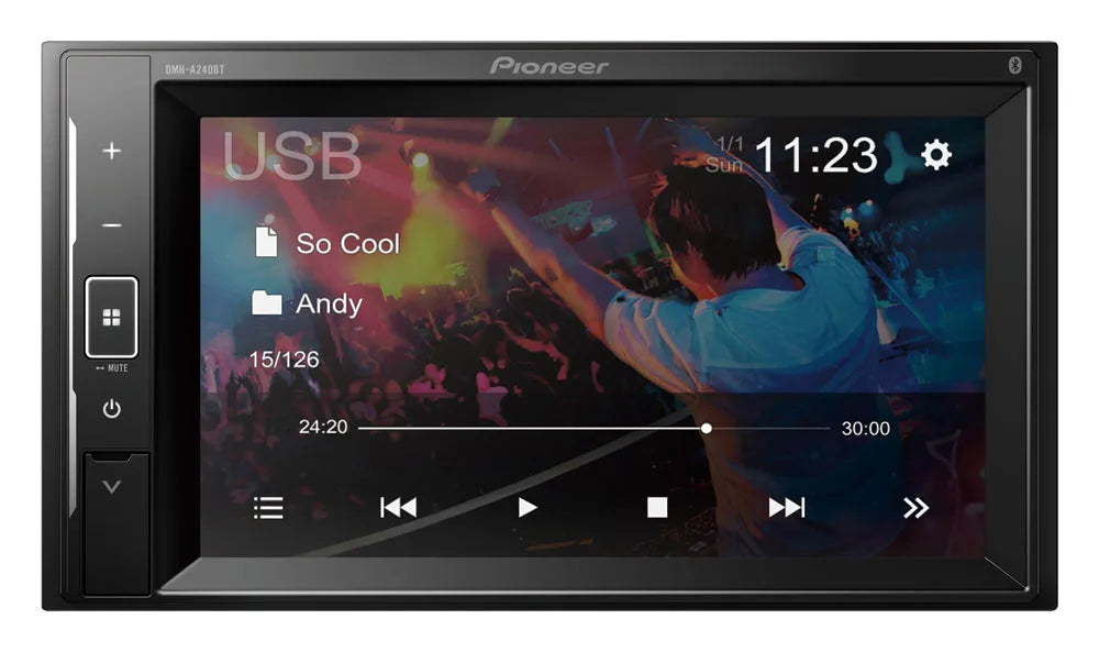 Pioneer DMH-A240BT, automobilinė multimedija WebLink 6,2"