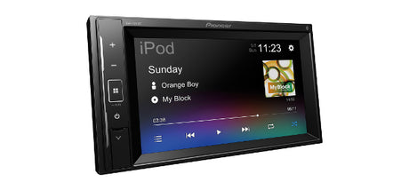 Pioneer, DMH-A241BT grotuvas su 6.2" ekranu, iPod/iPhone - Šoninis vaizdas su valdymo mygtukais