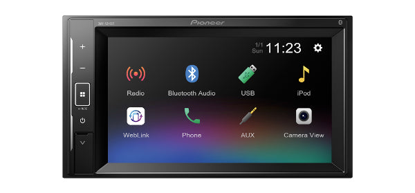 Pioneer, DMH-A241BT grotuvas su 6.2" ekranu, iPod/iPhone