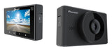 Pioneer Full HD Kojelautakamera VREC-170RS - šoninis vaizdas su objektyvu ir grotelėmis