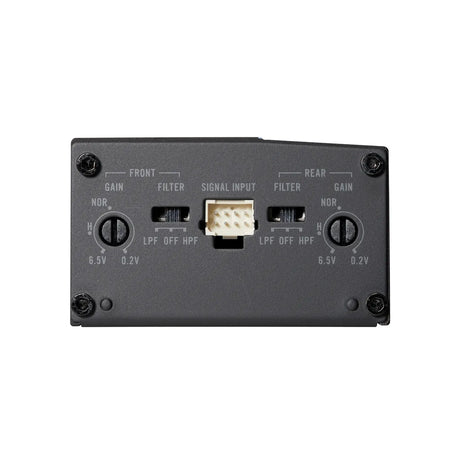Pioneer GM-DX104 - galinė panelė su jungtimis ir valdymo elementais