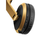 Pioneer HDJ-X5BT-N DJ ausinės (Auksinės) - Šoninis vaizdas su valdymo mygtukais
