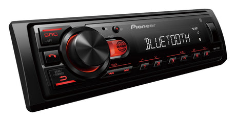 Pioneer MVH-230BT, automobilinė magnetola su Bluetooth, USB ir RDS (1DIN)