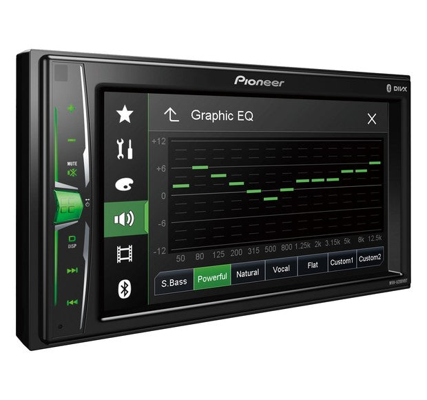 Pioneer MVH-A200VBT - Ekranas su grafiniu ekvalaizeriu
