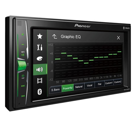 Pioneer MVH-A200VBT - Ekranas su grafiniu ekvalaizeriu