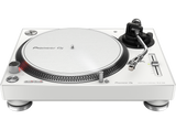 Pioneer PLX-500-W DJ vinilinė plokštelė (Balta) - baltas grotuvas su rankenėlėmis ir svirtimi