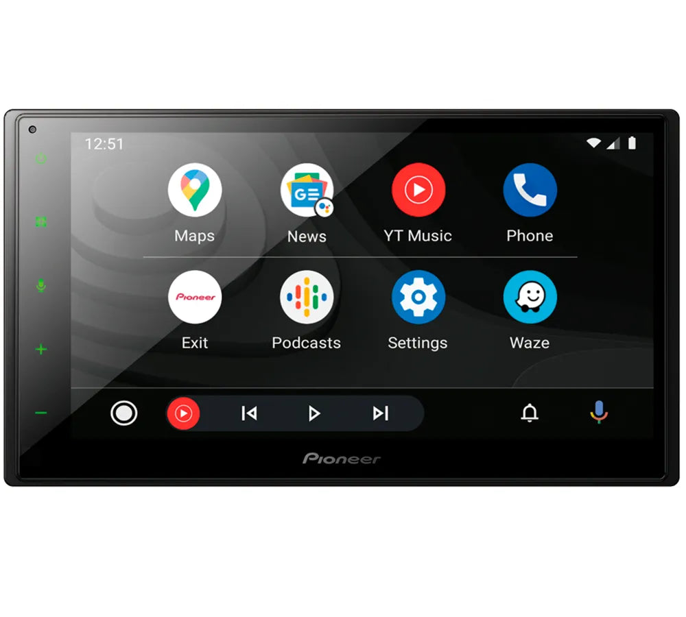 Pioneer SPH-DA160DAB, 6.8″ automobilinė multimedija su Apple CarPlay, Android Auto ir DAB+
