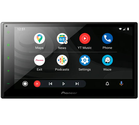 Pioneer SPH-DA160DAB, 6.8″ automobilinė multimedija su Apple CarPlay, Android Auto ir DAB+