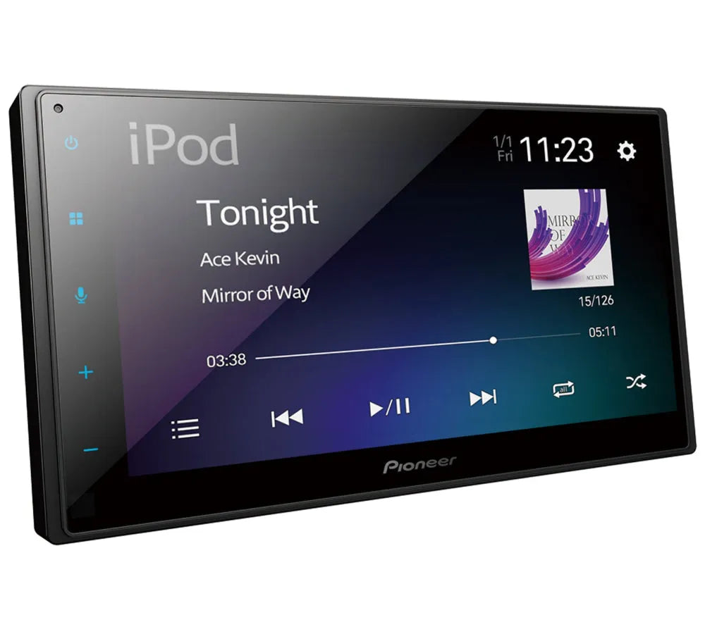 Pioneer SPH-DA160DAB, 6.8″ automobilinė multimedija su Apple CarPlay, Android Auto ir DAB+