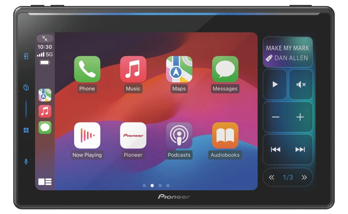 Pioneer SPH-EVO107DAB-UNI, 10.1″ automobilinė multimedija su belaidžiu Apple CarPlay ir Android Auto