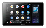 Pioneer SPH-EVO950DAB-UNI, 9.0" automobilinė multimedija su belaidžiu Apple CarPlay ir Android Auto - ekranas su programėlių piktogramomis ir muzikos valdymu
