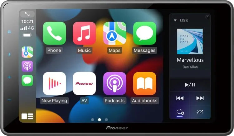 Pioneer SPH-EVO950DAB-UNI2 - ekranas su programėlėmis ir muzikos grotuvu