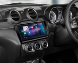 Pioneer SPH-PF97BT, 9" automobilinė multimedija su Apple CarPlay ir Android Auto - prietaisų skydelis su multimedija ir vairu